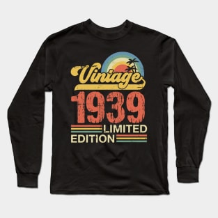 Retro vintage 1939 limited edition Long Sleeve T-Shirt